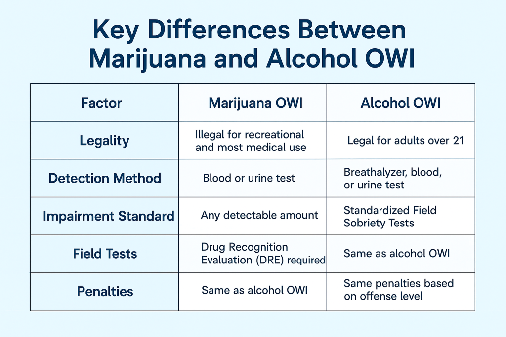 marijiuana versus alcohol owi in wisconsin - Angela Olson Law marijuana versus alcohol owi in Wisconsin